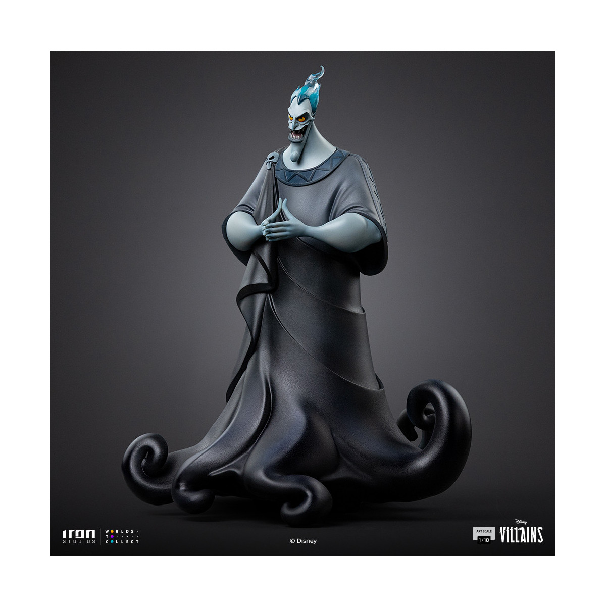 Iron Studios - Disney Villanos Hades Art Escala 1/10 - Hercules