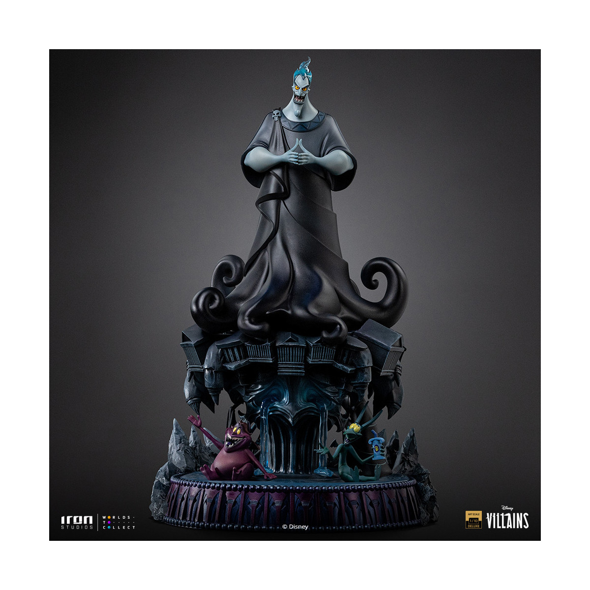 Iron Studios - Disney Villanos Hades Deluxe Art Escala 1/10 - Hercules