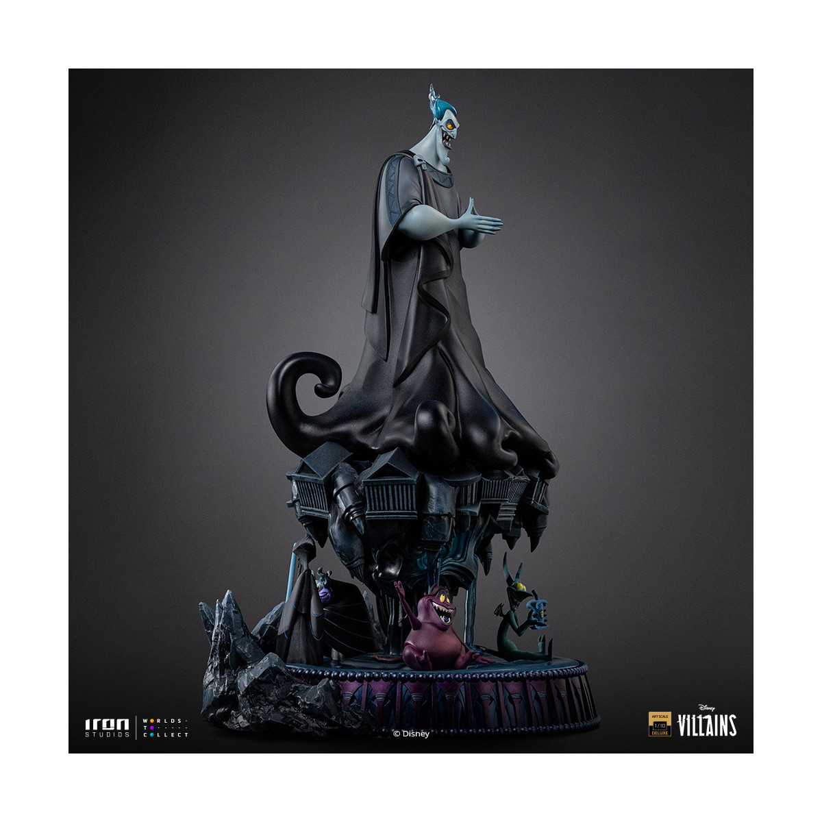 Iron Studios - Disney Villanos Hades Deluxe Art Escala 1/10 - Hercules