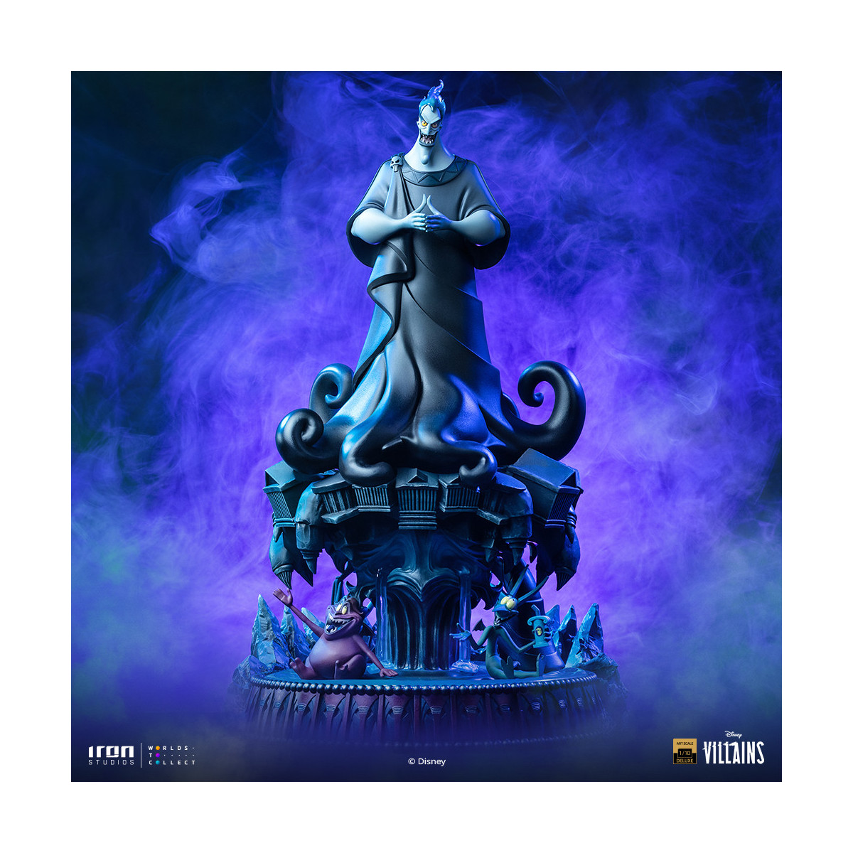 Iron Studios - Disney Villanos Hades Deluxe Art Escala 1/10 - Hercules