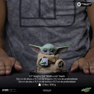 Iron Studios - Grogu PopCorn Time - Grogu Collection Legacy Replica 1/4 - Star Wars: The Mandalorian y Grogu