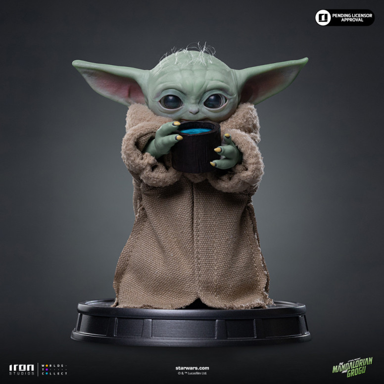 Iron Studios - Grogu Siempre Hambriento - Grogu Collection Legacy Replica 1/4 - Star Wars: El Mandaloriano y Grogu