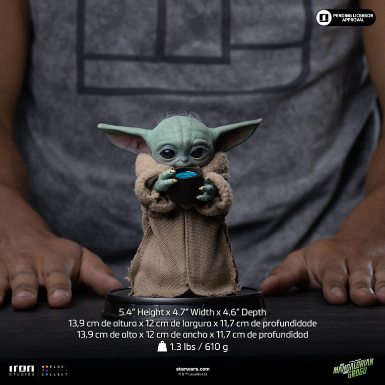 Iron Studios - Grogu Siempre Hambriento - Grogu Collection Legacy Replica 1/4 - Star Wars: El Mandaloriano y Grogu