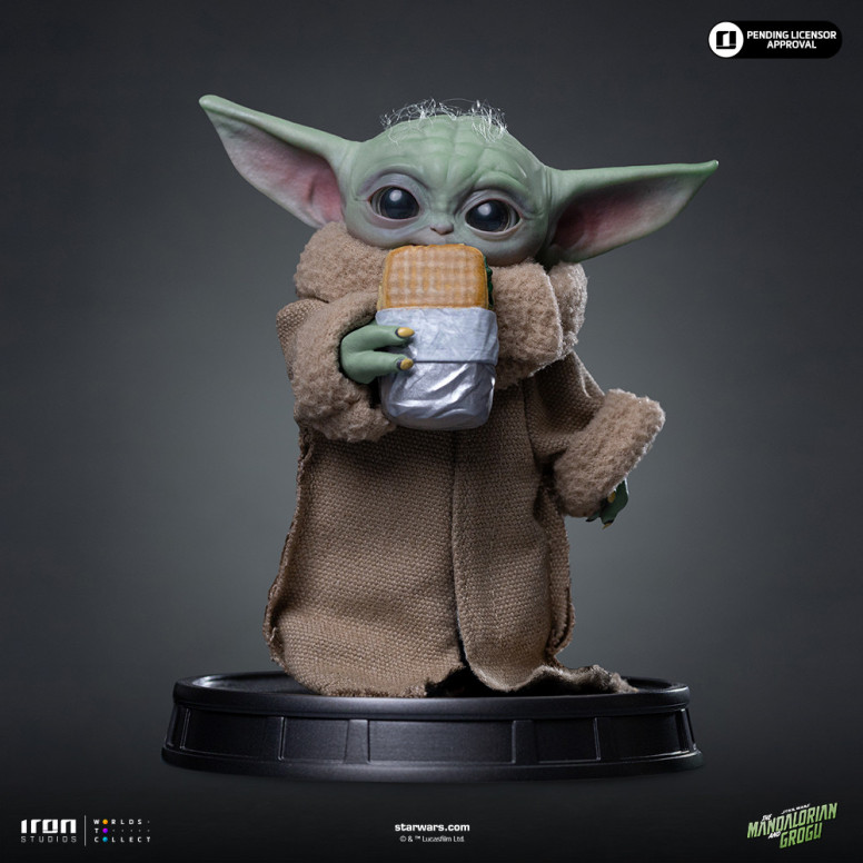 Iron Studios - Snack Carro de Comida Grogu - Réplica Legado Colección Grogu 1/4 - Star Wars: El Mandaloriano y Grogu
