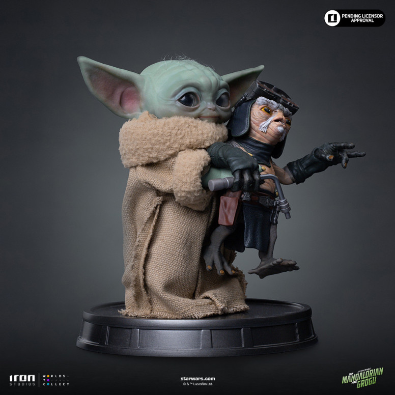 Iron Studios - Grogu No Squeezy - Grogu Collection Legacy Replica 1/4 - Star Wars: The Mandalorian y Grogu
