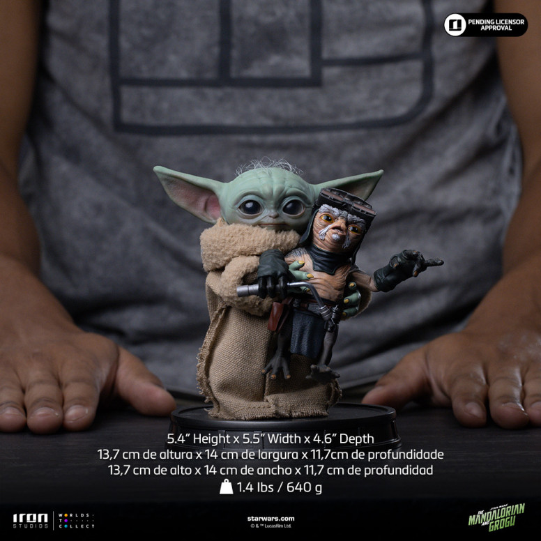 Iron Studios - Grogu No Squeezy - Grogu Collection Legacy Replica 1/4 - Star Wars: The Mandalorian y Grogu
