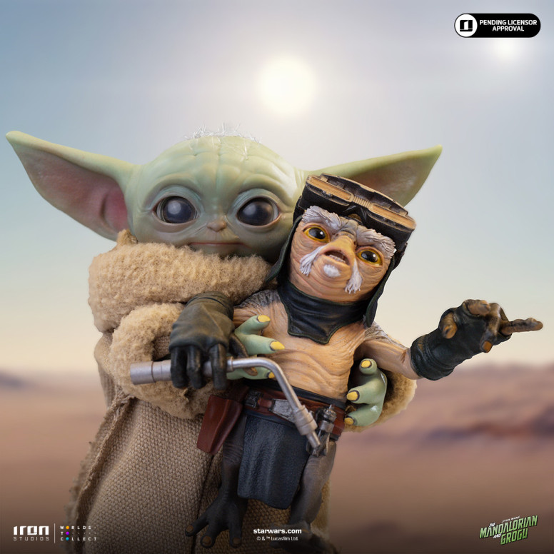 Iron Studios - Grogu No Squeezy - Grogu Collection Legacy Replica 1/4 - Star Wars: The Mandalorian y Grogu