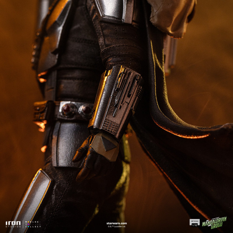 Iron Studios Star Wars - El Mandaloriano y Grogu Arte Escala 1/10 - El Mandaloriano y Grogu Película