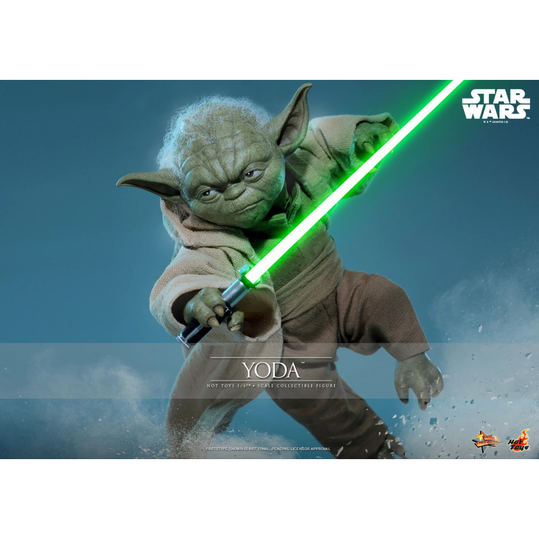 Hot Toys Star Wars - YODA 1/6 MMS878 - Episodio III: La Venganza de los Sith