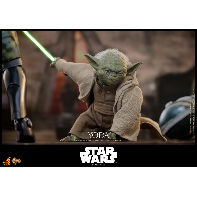 Hot Toys Star Wars - YODA 1/6 MMS878 - Episodio III: La Venganza de los Sith