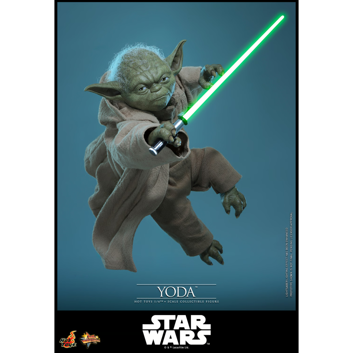 Hot Toys Star Wars - YODA 1/6 MMS878 - Episodio III: La Venganza de los Sith