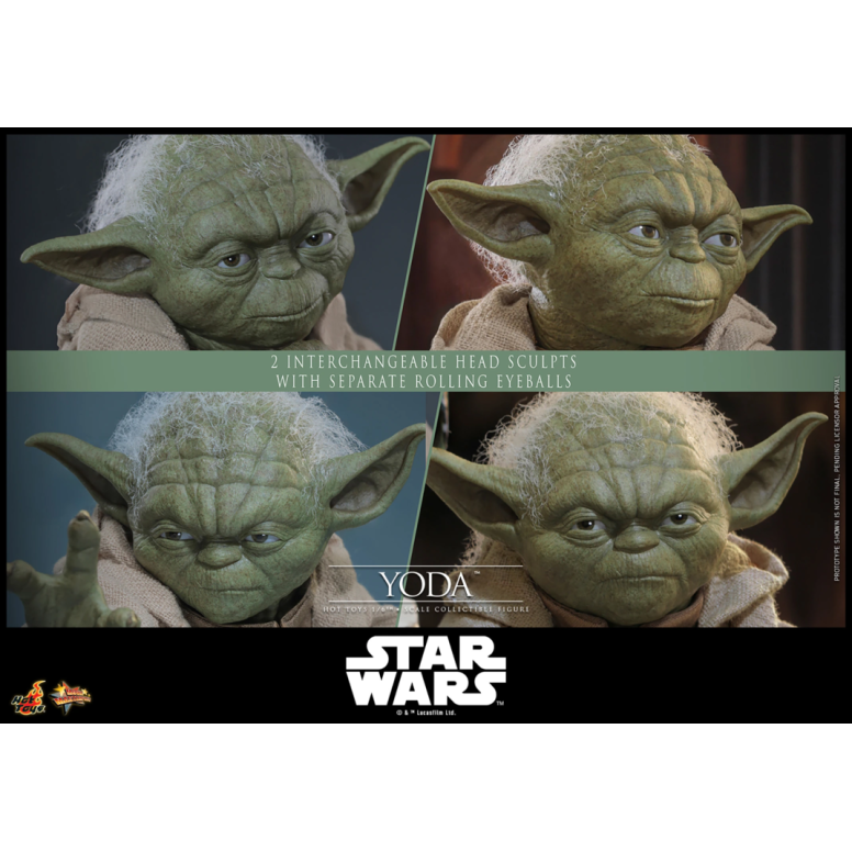 Hot Toys Star Wars - YODA 1/6 MMS878 - Episodio III: La Venganza de los Sith