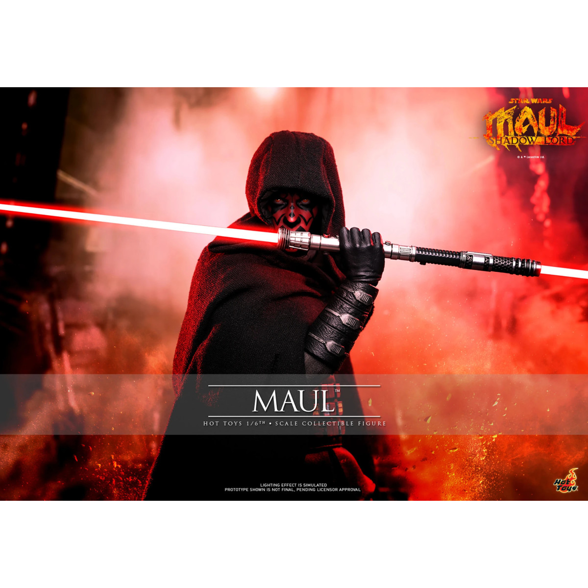 Hot Toys Star Wars - Darth Maul 1/6 TMS187 - Star Wars: Maul - Señor de las Sombras