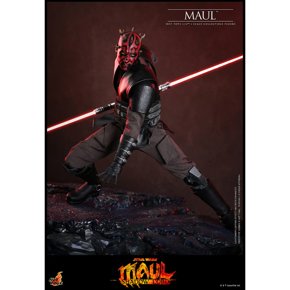 Hot Toys Star Wars - Darth Maul 1/6 TMS187 - Star Wars: Maul - Señor de las Sombras