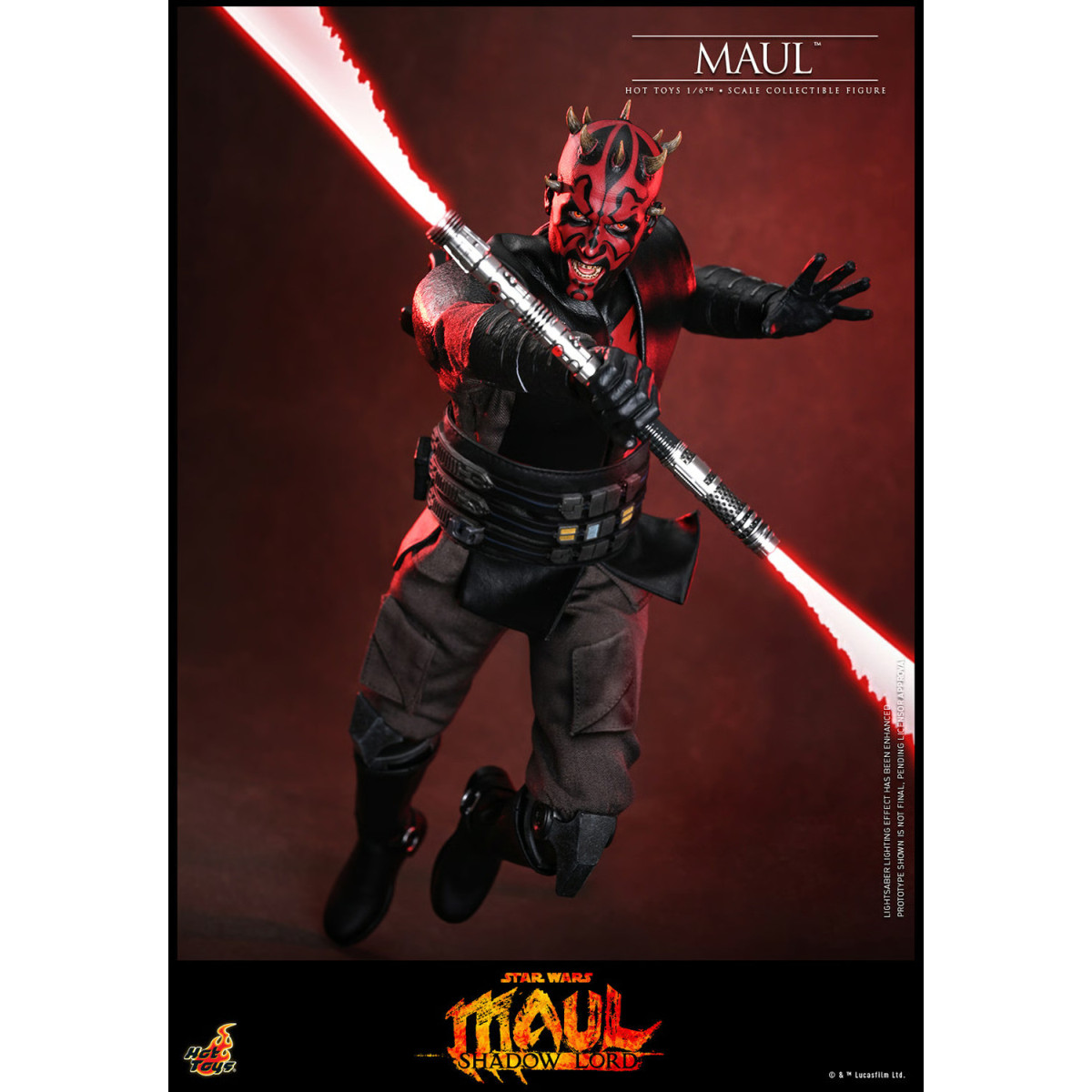 Hot Toys Star Wars - Darth Maul 1/6 TMS187 - Star Wars: Maul - Señor de las Sombras