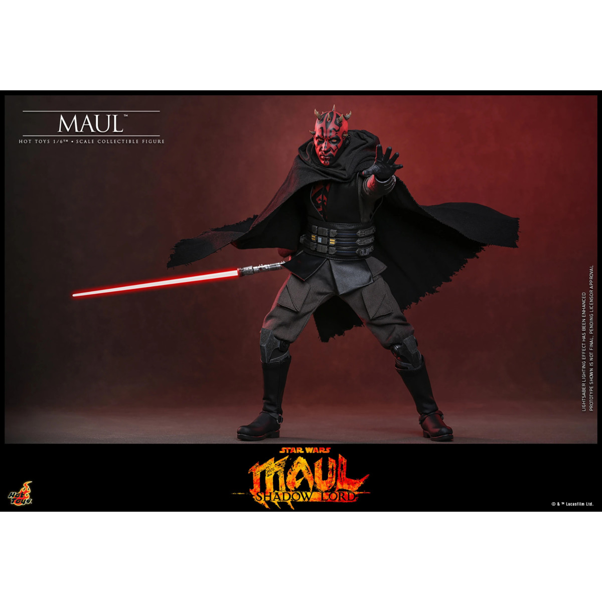 Hot Toys Star Wars - Darth Maul 1/6 TMS187 - Star Wars: Maul - Señor de las Sombras