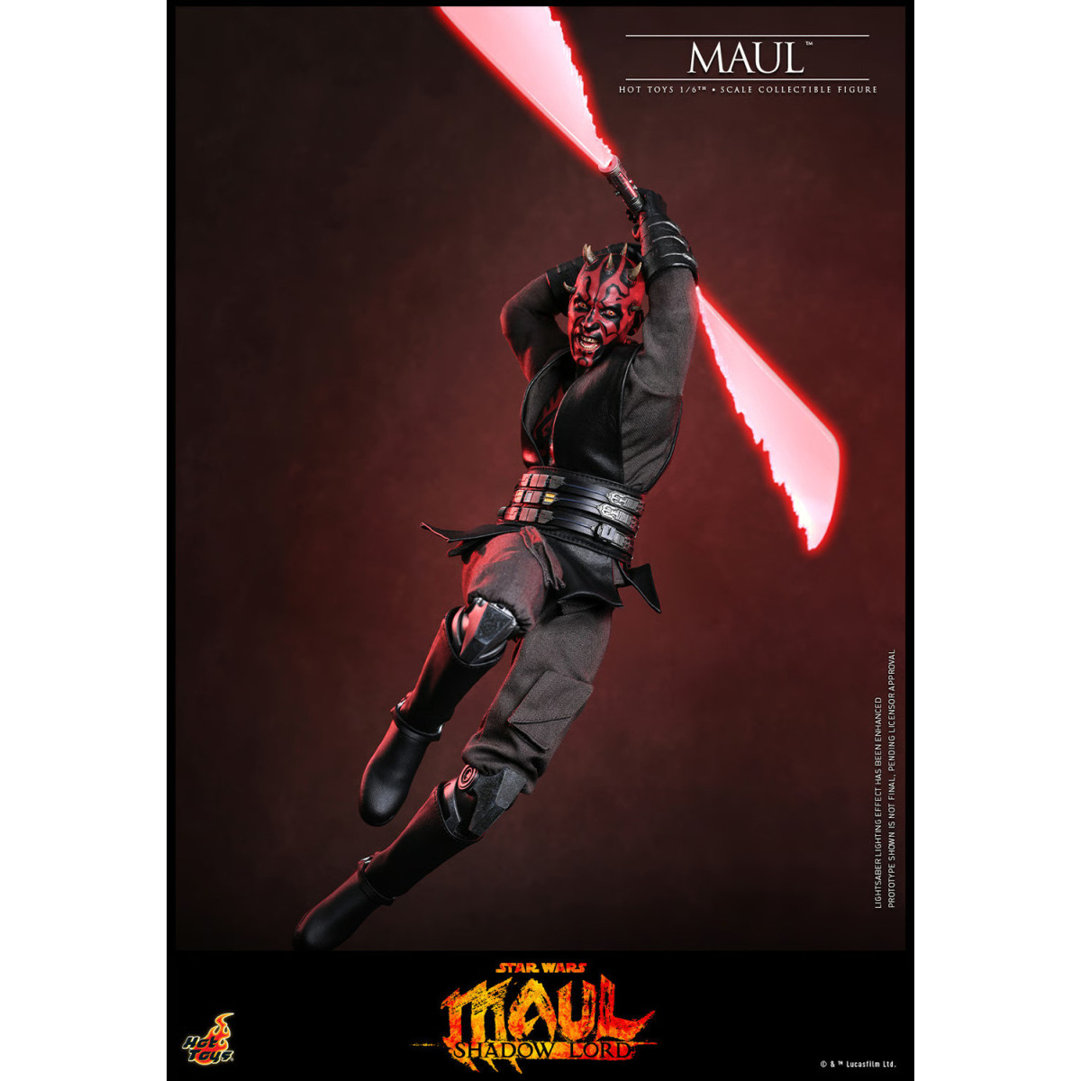 Hot Toys Star Wars - Darth Maul 1/6 TMS187 - Star Wars: Maul - Señor de las Sombras