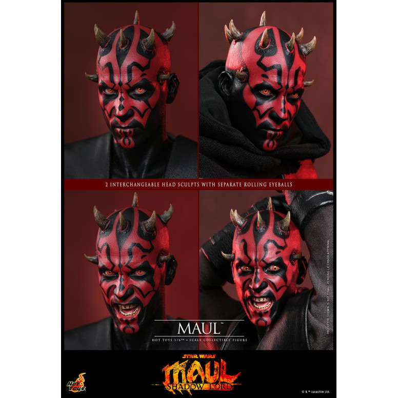 Hot Toys Star Wars - Darth Maul 1/6 TMS187 - Star Wars: Maul - Señor de las Sombras