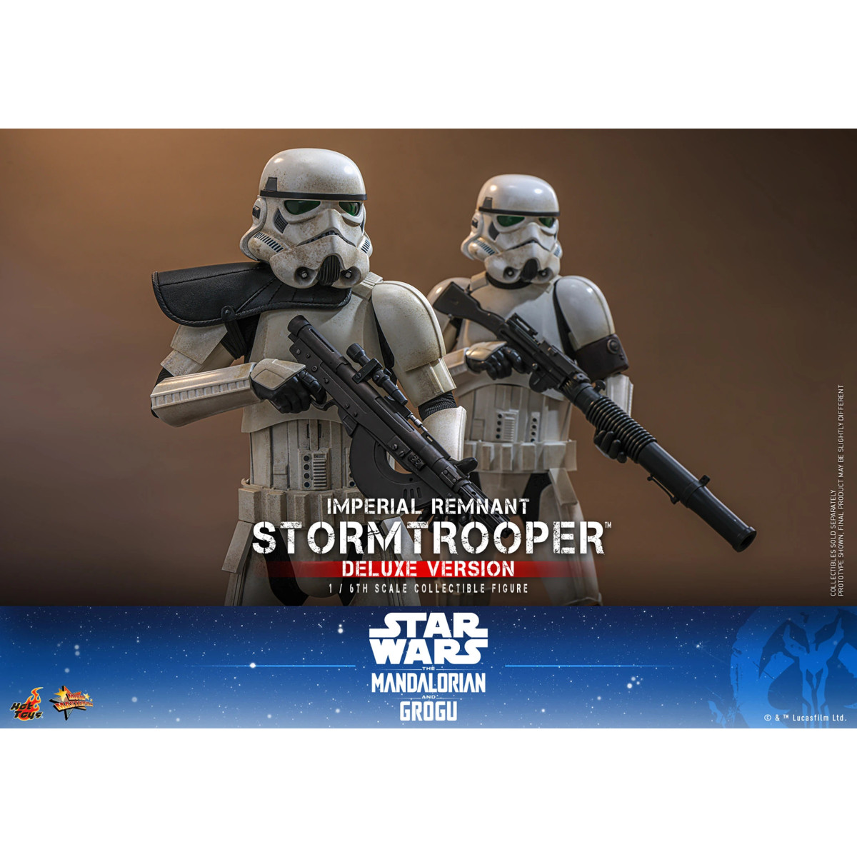 Hot Toys Star Wars - Imperial Remnant Stormtrooper Versión Deluxe 1/6 MMS837 - Star Wars: The Mandalorian & Grogu