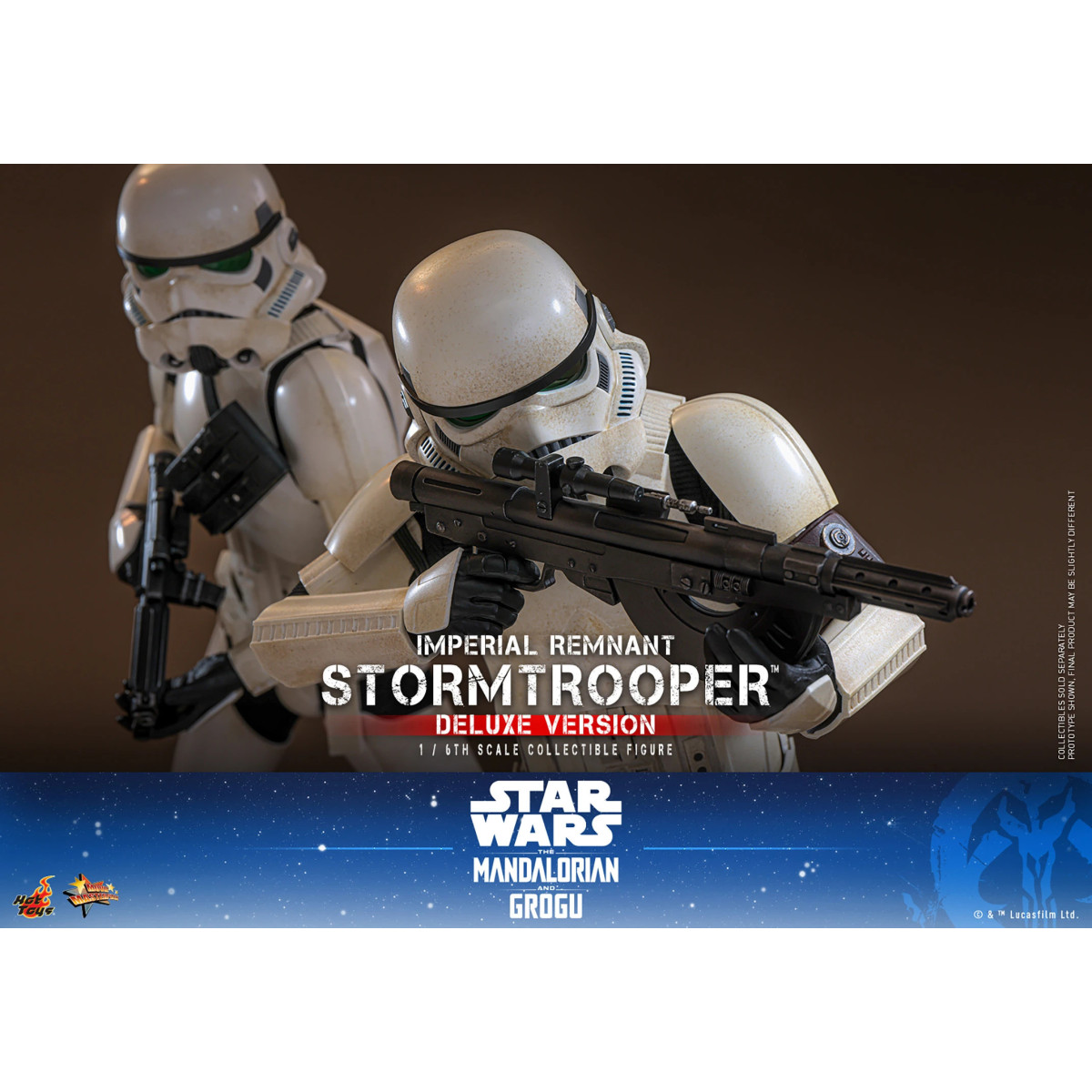 Hot Toys Star Wars - Imperial Remnant Stormtrooper Versión Deluxe 1/6 MMS837 - Star Wars: The Mandalorian & Grogu