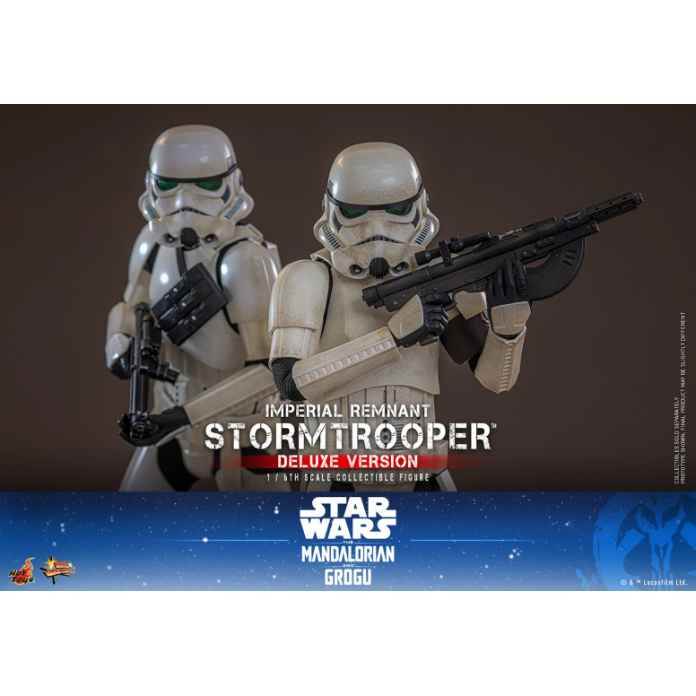 Hot Toys Star Wars - Imperial Remnant Stormtrooper Versión Deluxe 1/6 MMS837 - Star Wars: The Mandalorian & Grogu