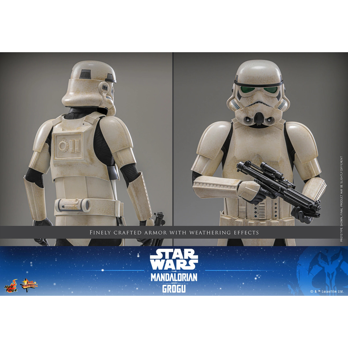 Hot Toys Star Wars - Imperial Remnant Stormtrooper Versión Deluxe 1/6 MMS837 - Star Wars: The Mandalorian & Grogu