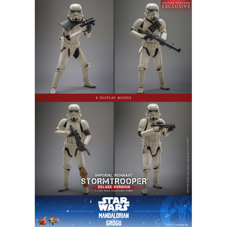 Hot Toys Star Wars - Imperial Remnant Stormtrooper Versión Deluxe 1/6 MMS837 - Star Wars: The Mandalorian & Grogu