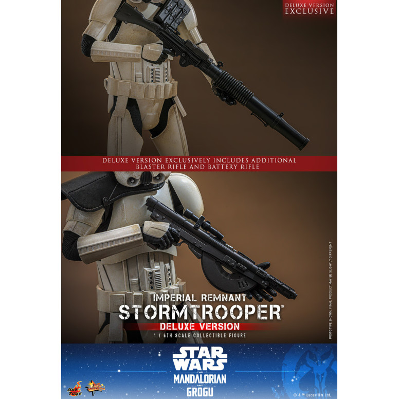 Hot Toys Star Wars - Imperial Remnant Stormtrooper Versión Deluxe 1/6 MMS837 - Star Wars: The Mandalorian & Grogu