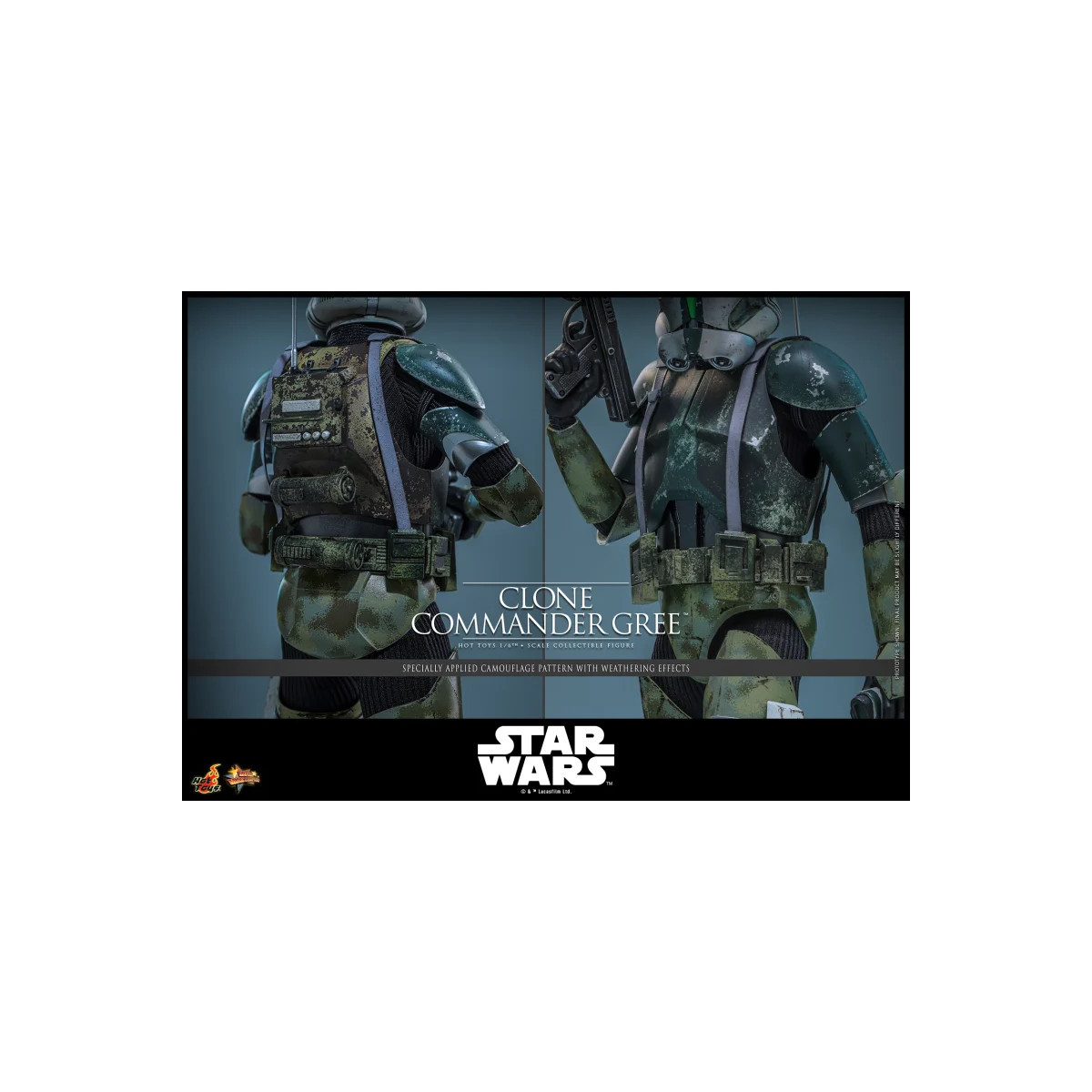 Hot Toys Star Wars - Comandante Clon Gree 1/6 MMS877 - Episodio III: La Venganza de los Sith