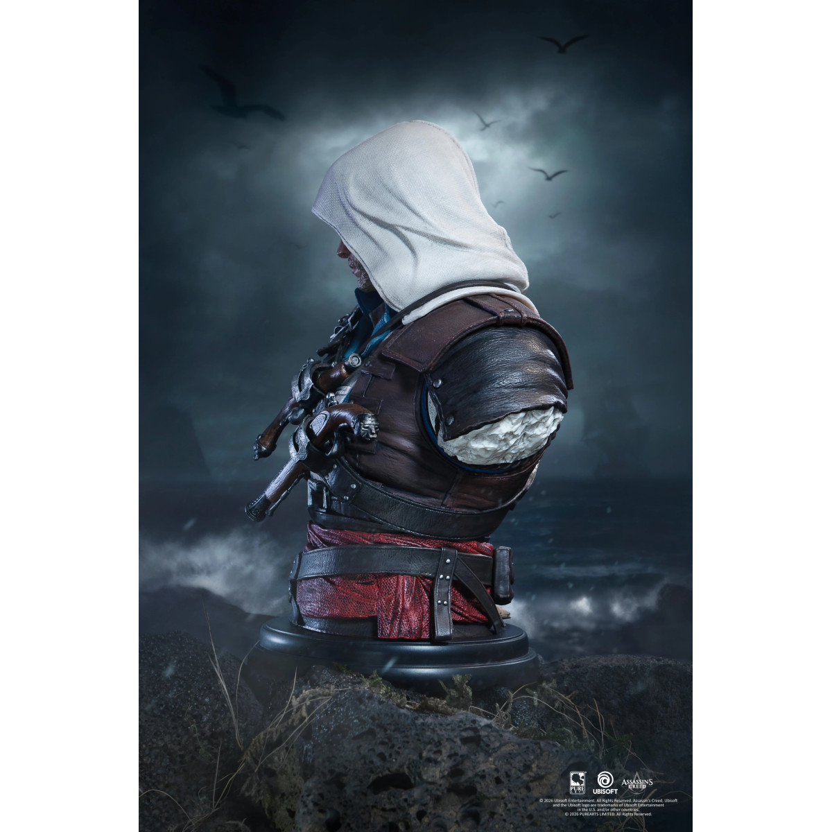 Pure Arts - Busto Edward kenway escala 1/4 - Assassin's Creed Black Flag