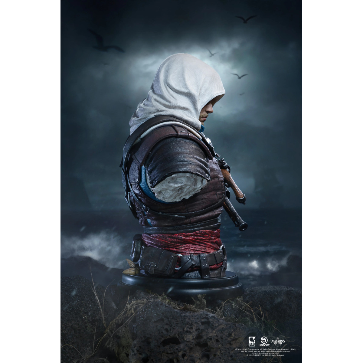 Pure Arts - Busto Edward kenway escala 1/4 - Assassin's Creed Black Flag