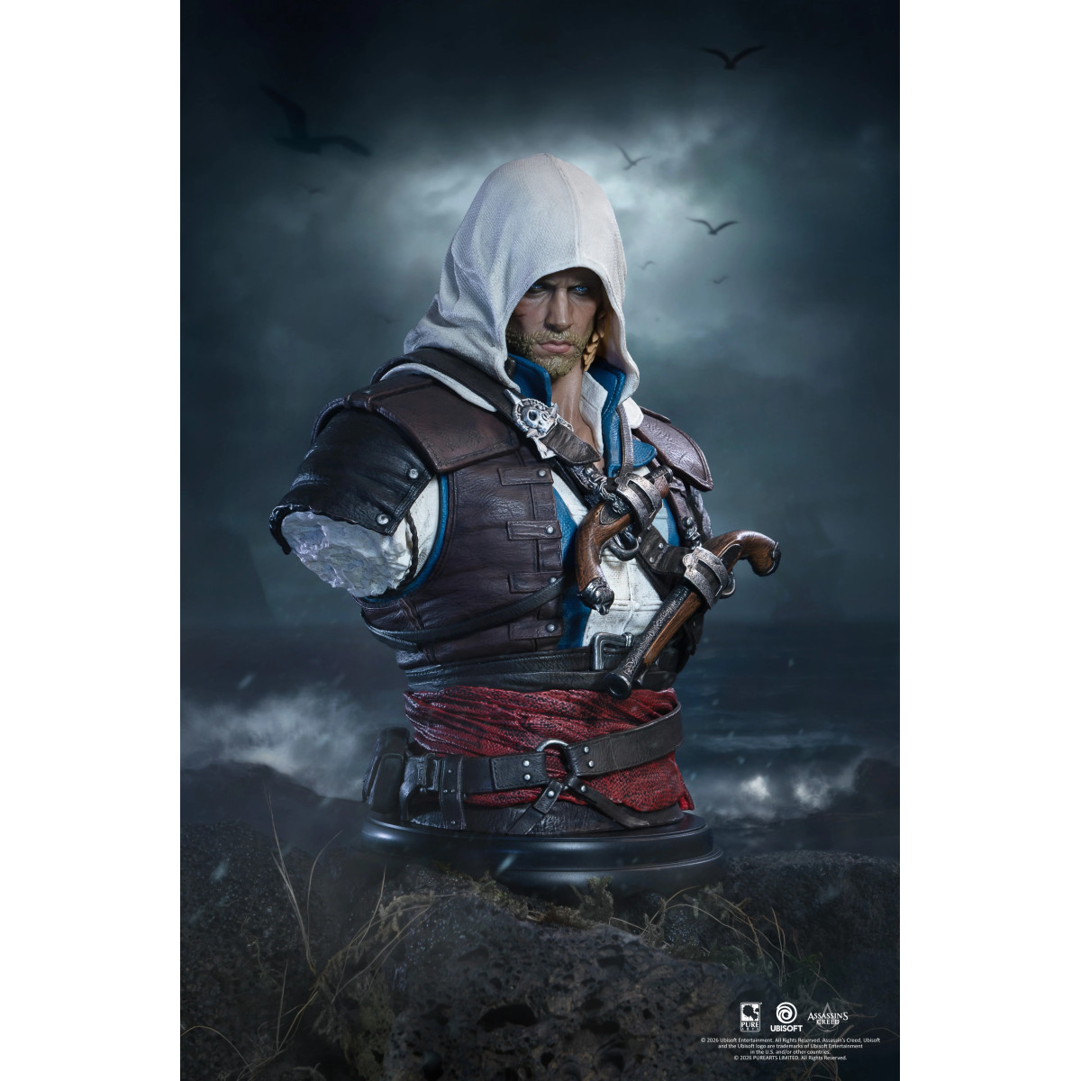 Pure Arts - Busto Edward kenway escala 1/4 - Assassin's Creed Black Flag