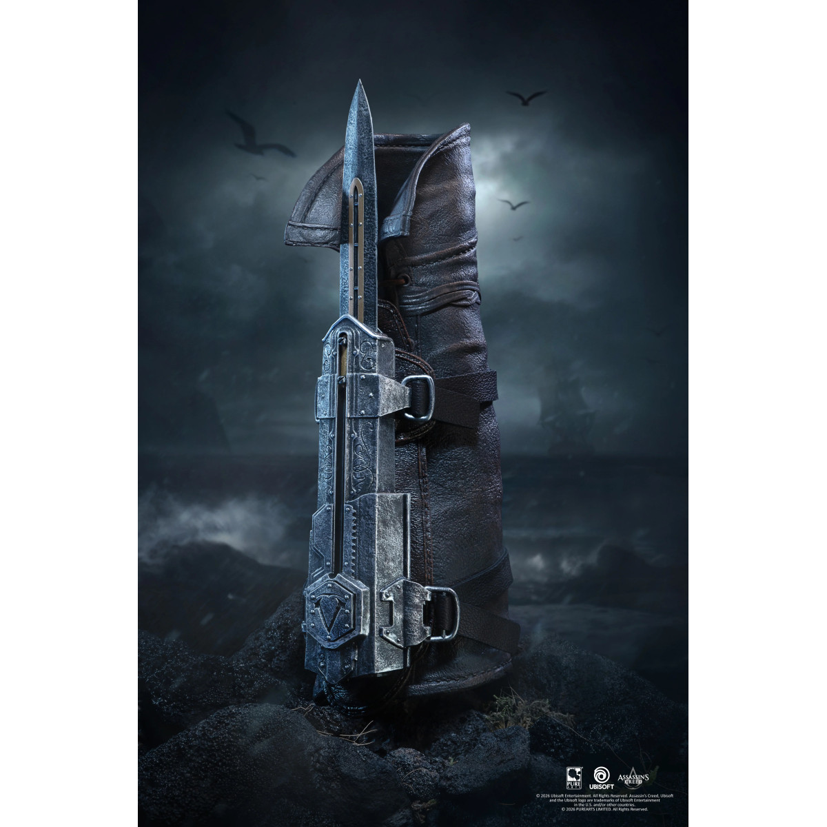 Pure Arts - Edward kenway Hidden Blade Réplica a escala 1/1 - Assassin's Creed Black Flag
