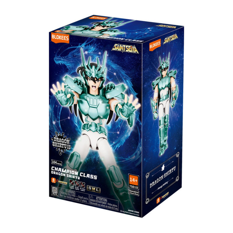 Blokees Saint Seiya - Clase Campeón Dragon Shiryu v2 - Shiryu du Dragon