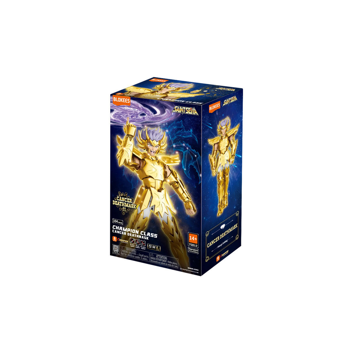 Blokees Saint Seiya - Clase Campeón Máscara de la Muerte del Cáncer - Máscara de la Muerte del Cáncer