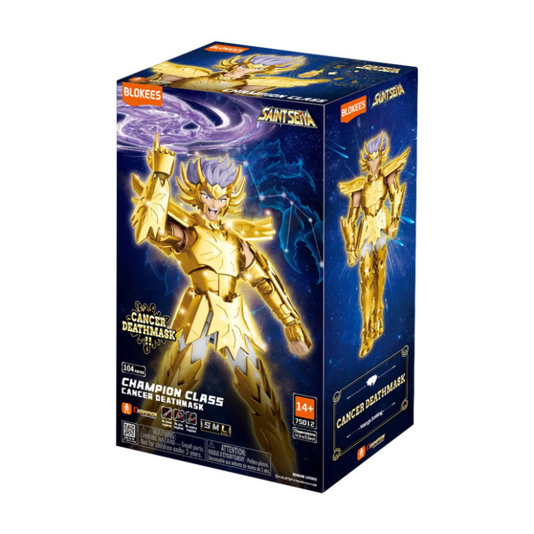 Blokees Saint Seiya - Clase Campeón Máscara de la Muerte del Cáncer - Máscara de la Muerte del Cáncer