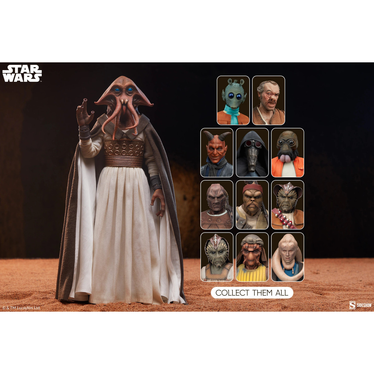 Sideshow Star Wars - Tessek 1/6 Escoria y Villanía - El Retorno del Jedi