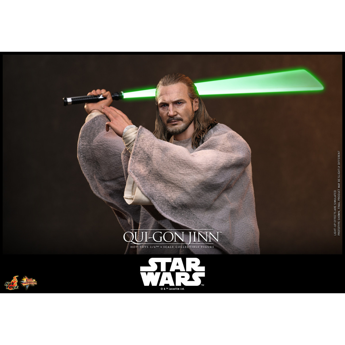 Hot Toys Star Wars La Amenaza Fantasma - Qui-Gon Jinn 1/6 MMS880