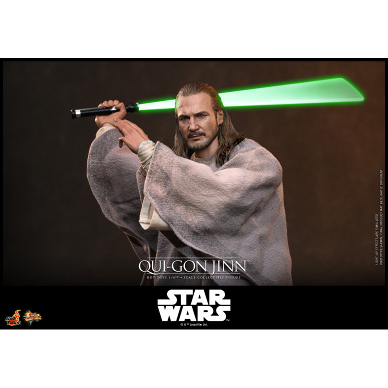 Hot Toys Star Wars La Amenaza Fantasma - Qui-Gon Jinn 1/6 MMS880
