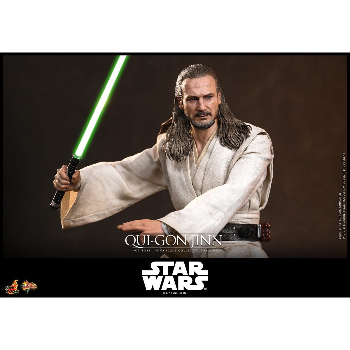 Hot Toys Star Wars La Amenaza Fantasma - Qui-Gon Jinn 1/6 MMS880