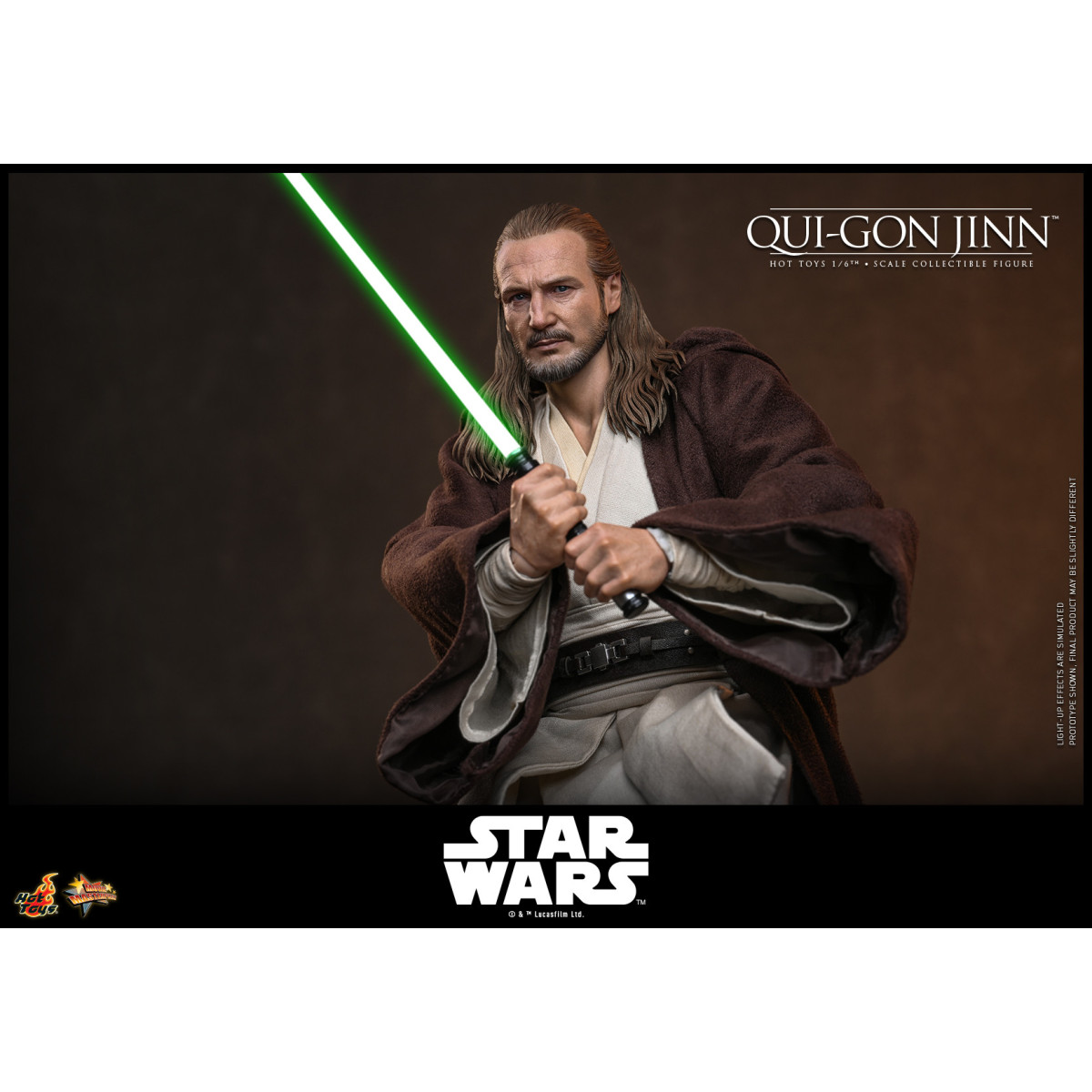 Hot Toys Star Wars La Amenaza Fantasma - Qui-Gon Jinn 1/6 MMS880
