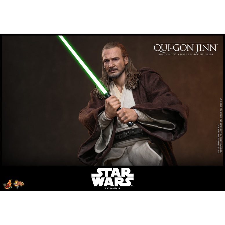 Hot Toys Star Wars La Amenaza Fantasma - Qui-Gon Jinn 1/6 MMS880