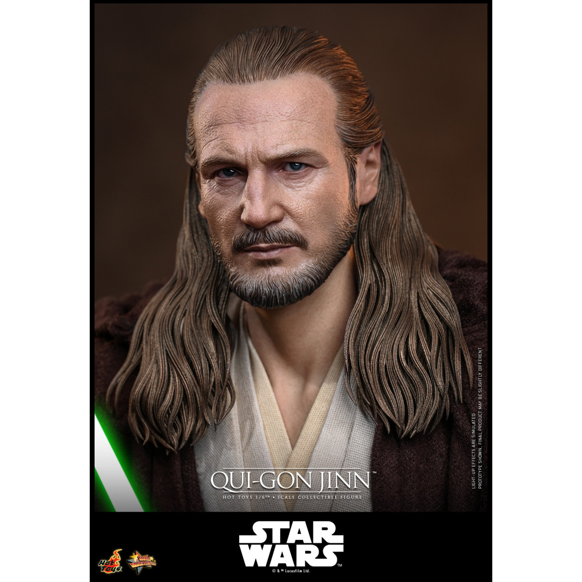 Hot Toys Star Wars La Amenaza Fantasma - Qui-Gon Jinn 1/6 MMS880