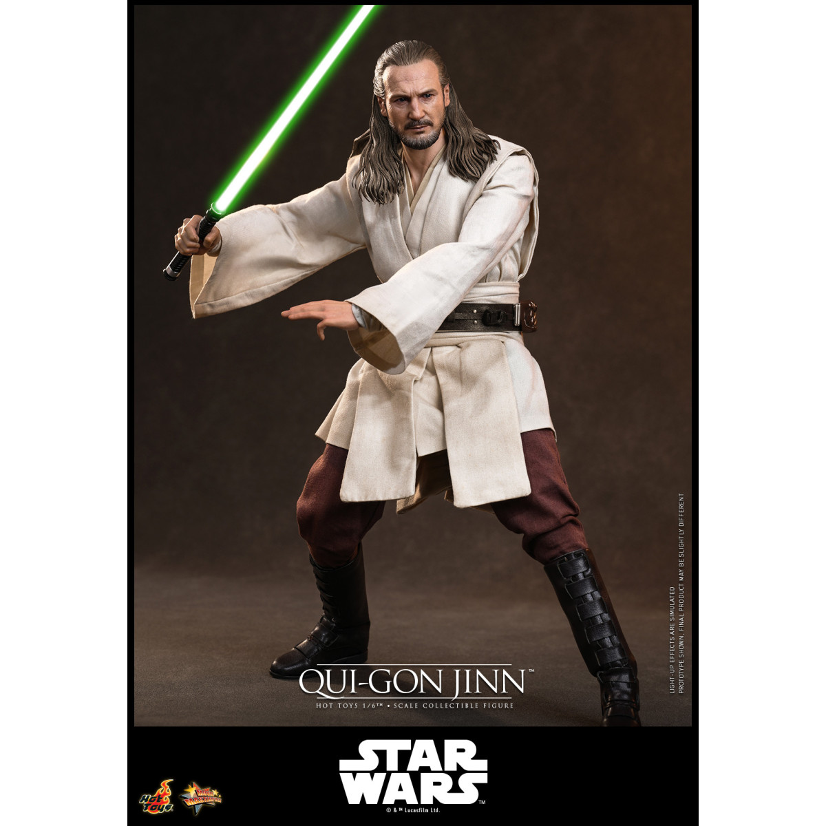 Hot Toys Star Wars La Amenaza Fantasma - Qui-Gon Jinn 1/6 MMS880