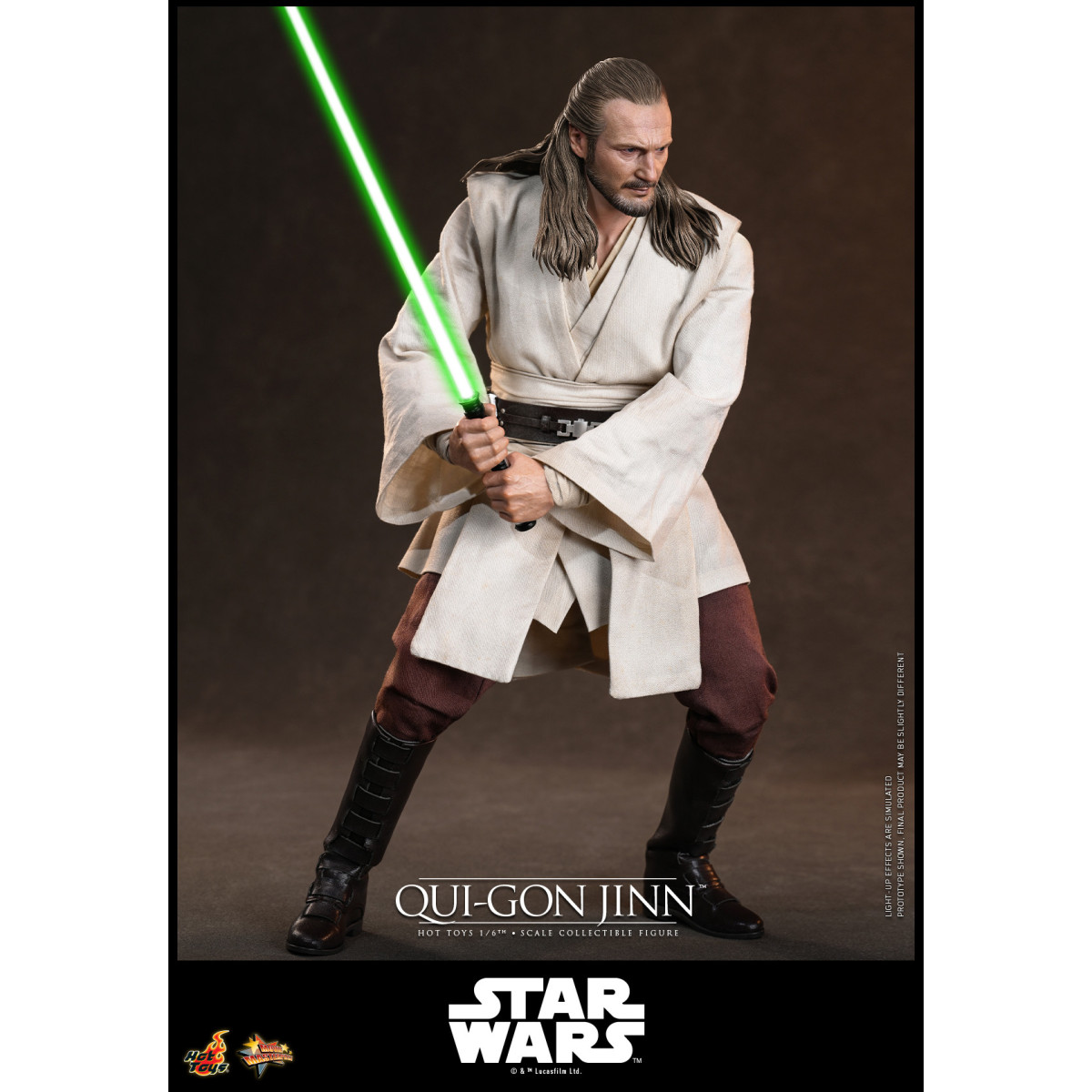 Hot Toys Star Wars La Amenaza Fantasma - Qui-Gon Jinn 1/6 MMS880