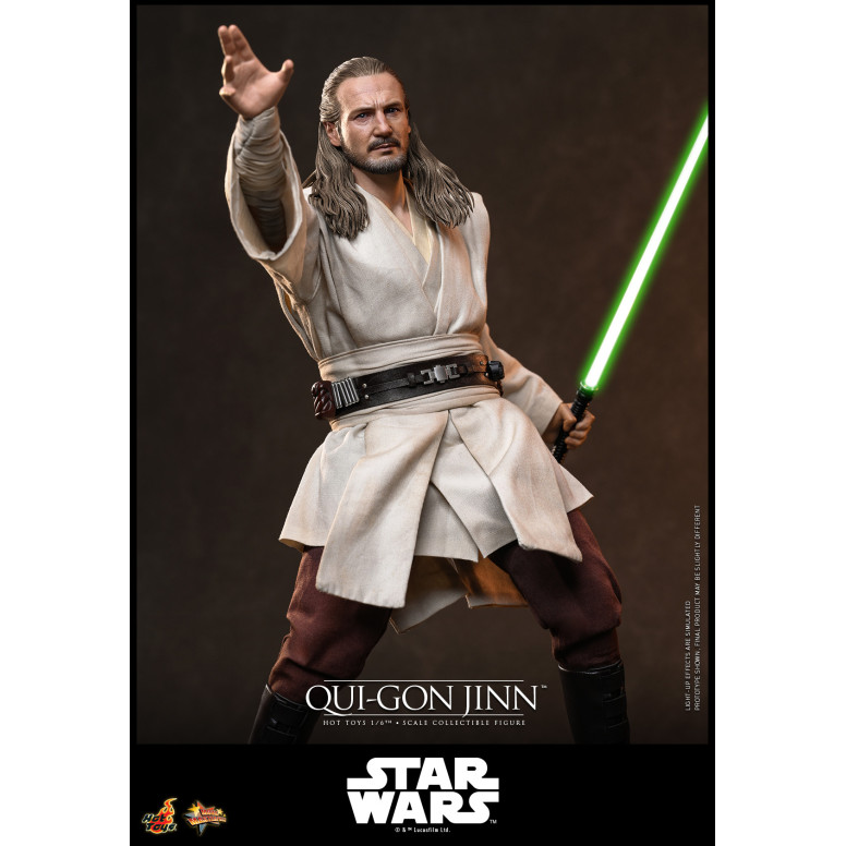 Hot Toys Star Wars La Amenaza Fantasma - Qui-Gon Jinn 1/6 MMS880