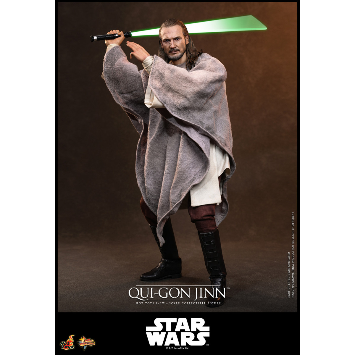 Hot Toys Star Wars La Amenaza Fantasma - Qui-Gon Jinn 1/6 MMS880