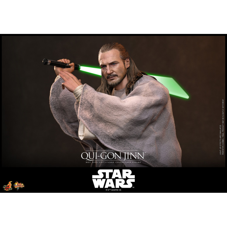 Hot Toys Star Wars La Amenaza Fantasma - Qui-Gon Jinn 1/6 MMS880