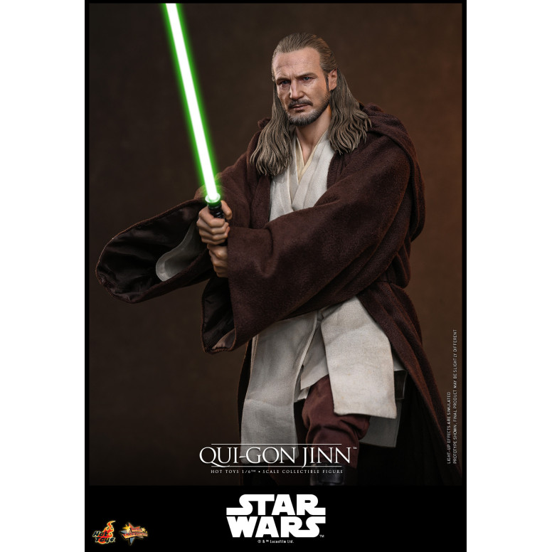Hot Toys Star Wars La Amenaza Fantasma - Qui-Gon Jinn 1/6 MMS880