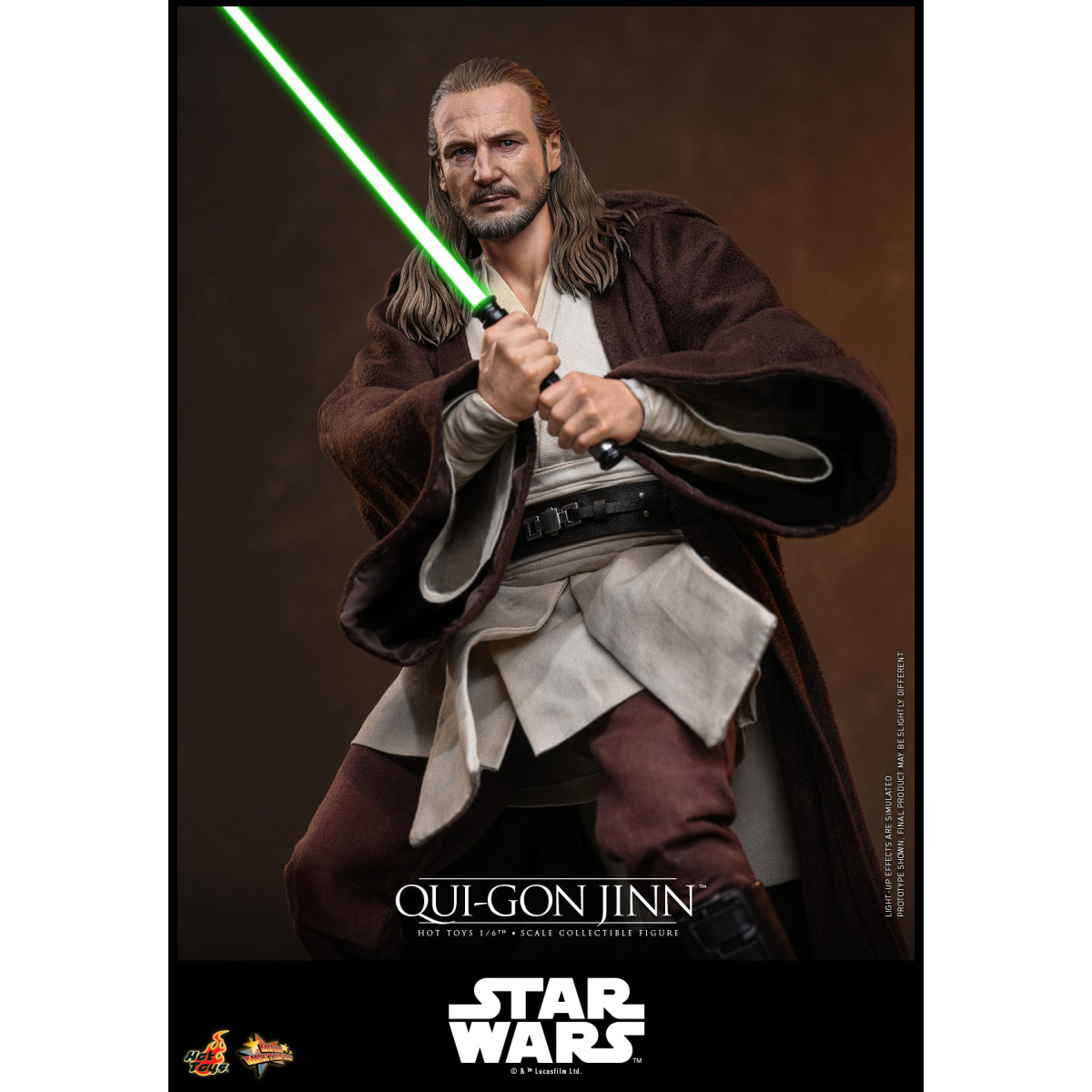 Hot Toys Star Wars La Amenaza Fantasma - Qui-Gon Jinn 1/6 MMS880